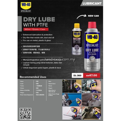 DRY LUTE WHITE PTFE 360ml WD40
